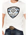 Image #3 - Ariat Men's Boot Barn Exclusive Geo Logo Short Sleeve Graphic T-Shirt, White, hi-res