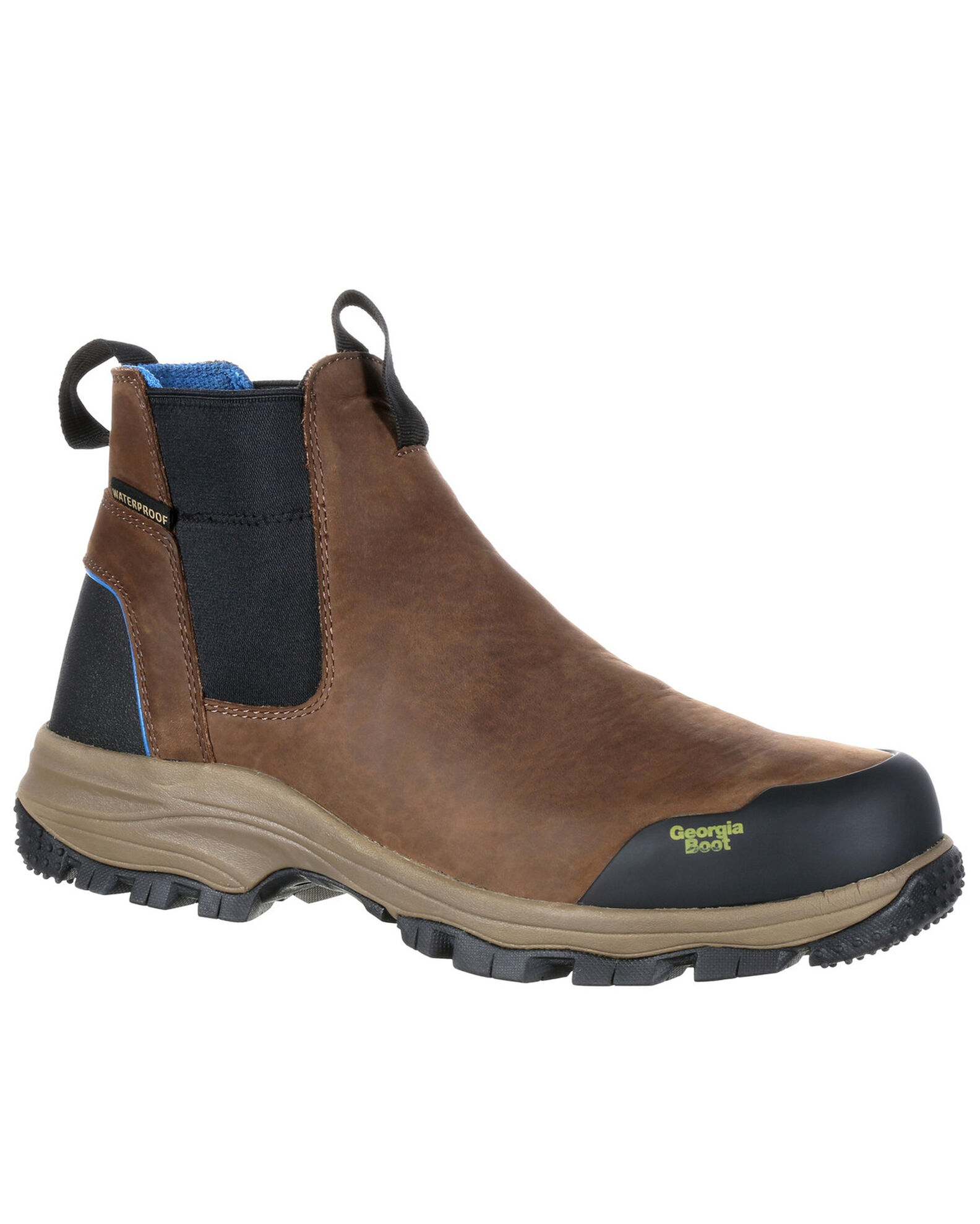 Georgia Boot Men s Blue Collar Waterproof Work Romeo Boots Soft Toe Sheplers