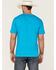 Image #4 - Cinch Men's Large Retro Logo Graphic T-Shirt , Blue, hi-res