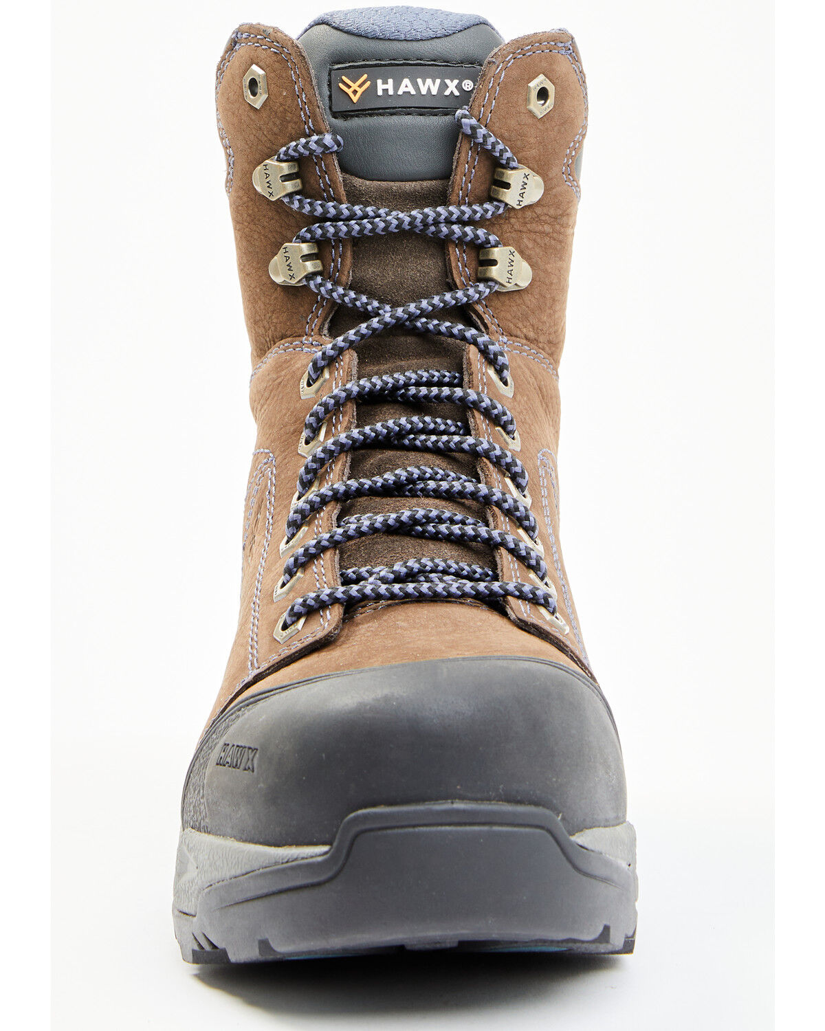 Image #4 - Hawx Men's Lace To Toe Tyche Deep Seated Work Boots - Composite Toe, Chocolate, hi-res