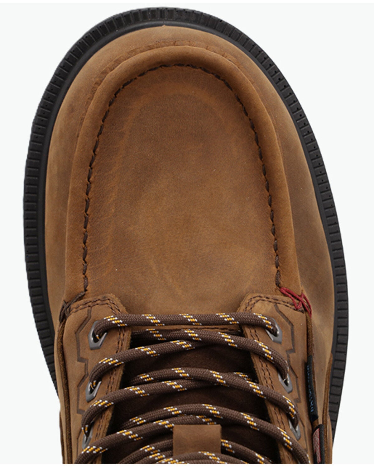Image #4 - Twisted X Men's 6" Lace-Up Waterproof Work Boots - Soft Toe, Brown, hi-res