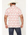 Image #4 - Rock & Roll Denim Men's Game Day Short Sleeve Snap Polo, White, hi-res