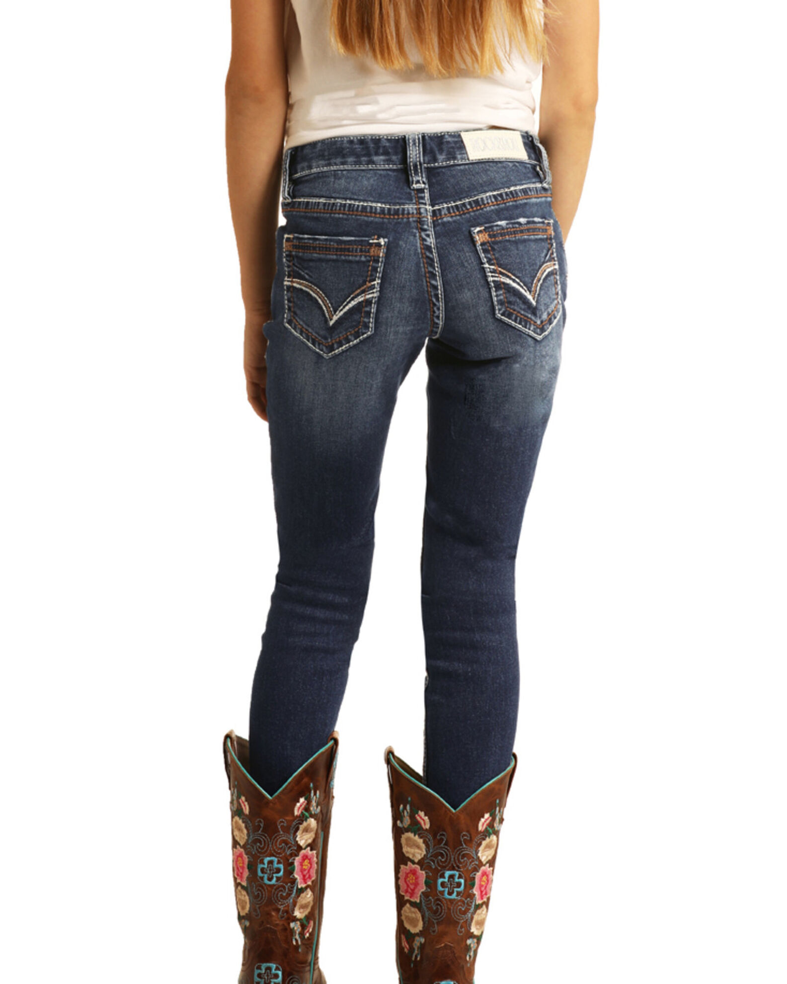 Girls rock and hot sale roll jeans