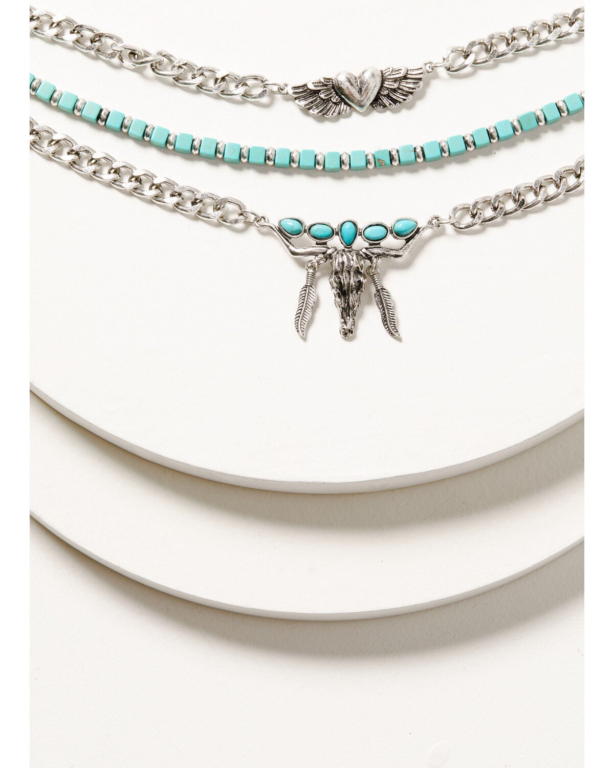 Idyllwind Women's Desert Willow Necklace, Silver, hi-res