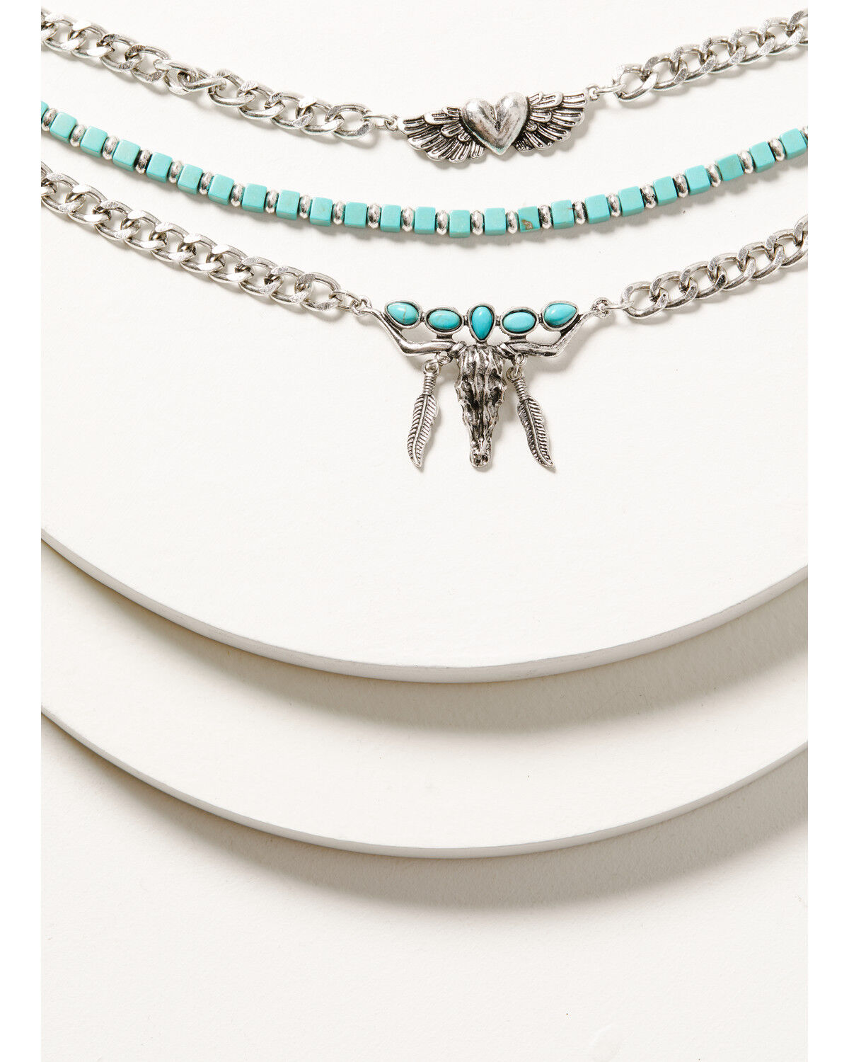 Image #1 - Idyllwind Women's Desert Willow Necklace, Silver, hi-res