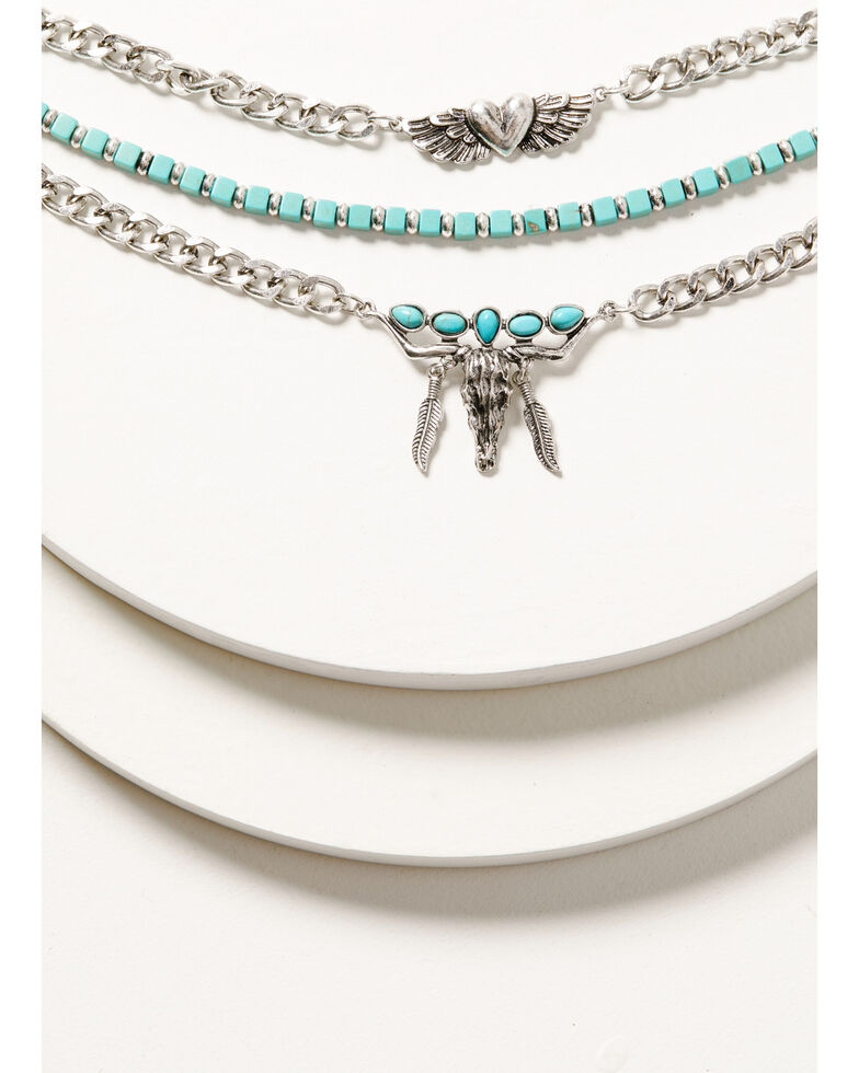 Idyllwind Women's Desert Willow Necklace, Silver, hi-res