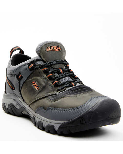 Keen Men's Ridge Flex Waterproof Hiking Shoes - Round Toe , Grey, hi-res