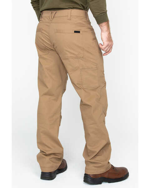 Image #2 - Hawx Men's Brown Stretch Ripstop Utility Work Pants - Big , Brown, hi-res