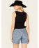 Image #4 - Bila Women's Sleeveless Ruched Tank, Black, hi-res