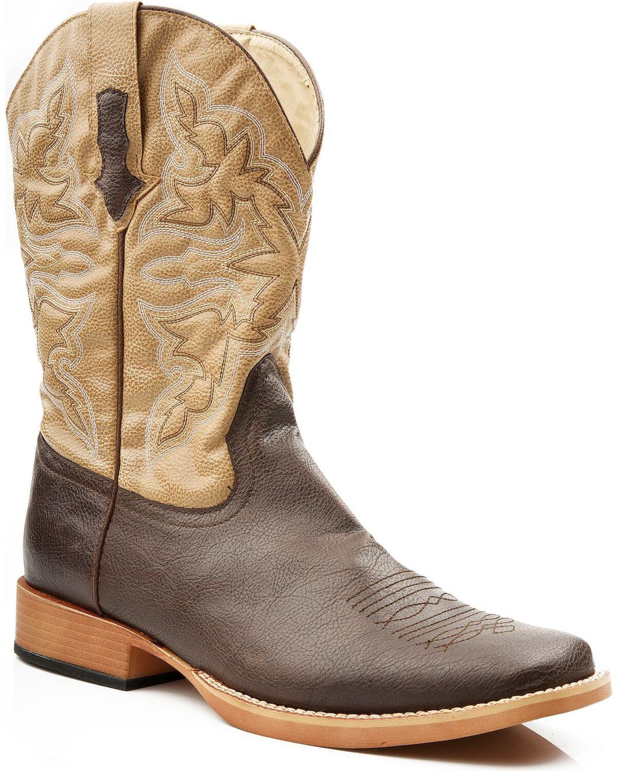 vegan leather cowgirl boots