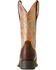 Image #3 - Ariat Women's Round Up StretchFit Western Boots - Broad Square Toe, Brown, hi-res