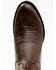 Image #6 - Lucchese Men's Espresso Smooth Western Boots - Round Toe, Dark Brown, hi-res