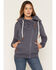 Image #1 - Wanakome Women's Hestia Asymmetrical Full-Zip Sweatshirt, Navy, hi-res