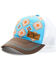 Image #1 - RopeSmart Women's LDS Turquoise Southwestern Print Mesh-Back Ball Cap, Turquoise, hi-res