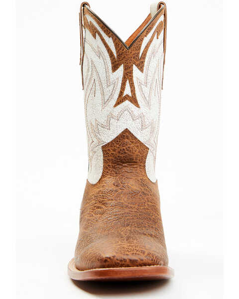 Image #4 - Cody James Men's Ozark Western Boots - Broad Square Toe, Off White, hi-res