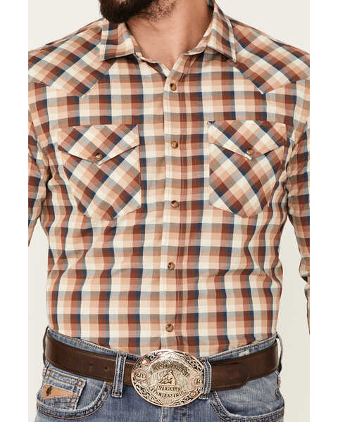 Image #3 - Pendleton Men's Multi Frontier Plaid Long Sleeve Snap Western Shirt , Multi, hi-res
