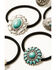 Image #4 - Shyanne Women's Concho Hair Tie Set - 5 Piece, Silver, hi-res