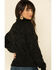 Rock & Roll Denim Women's Lurex Knit Turtleneck Sweater , Black, hi-res