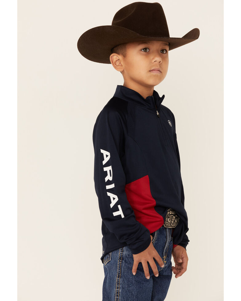 Ariat Boys' Sun Stopper Jacket , Navy, hi-res