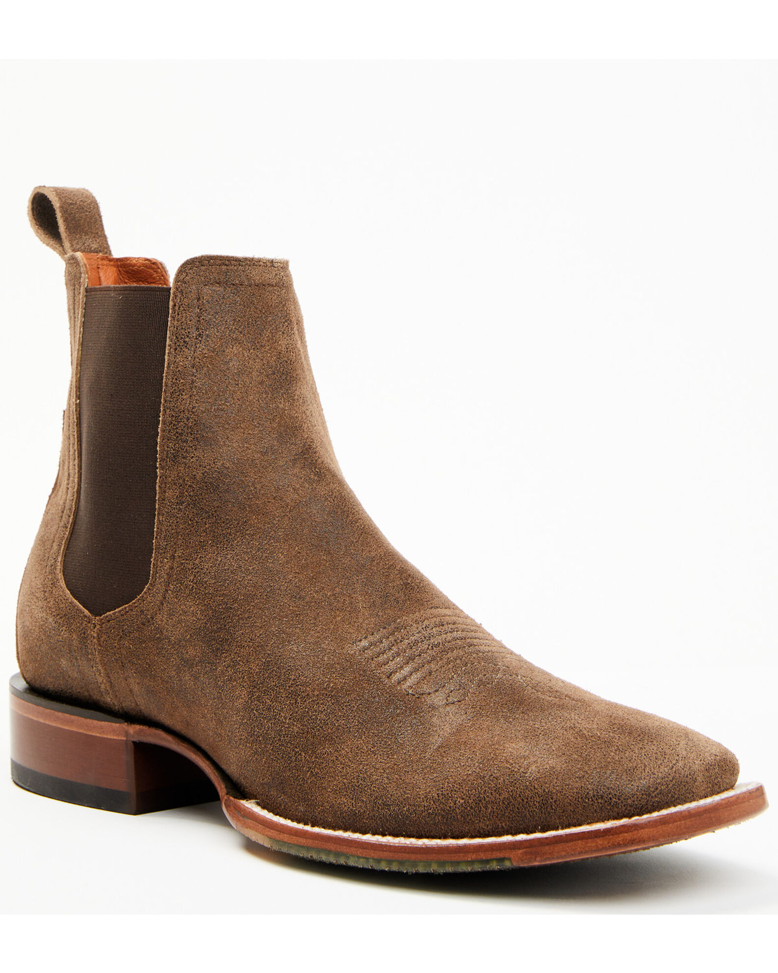 Men's casual square toe boots outlet