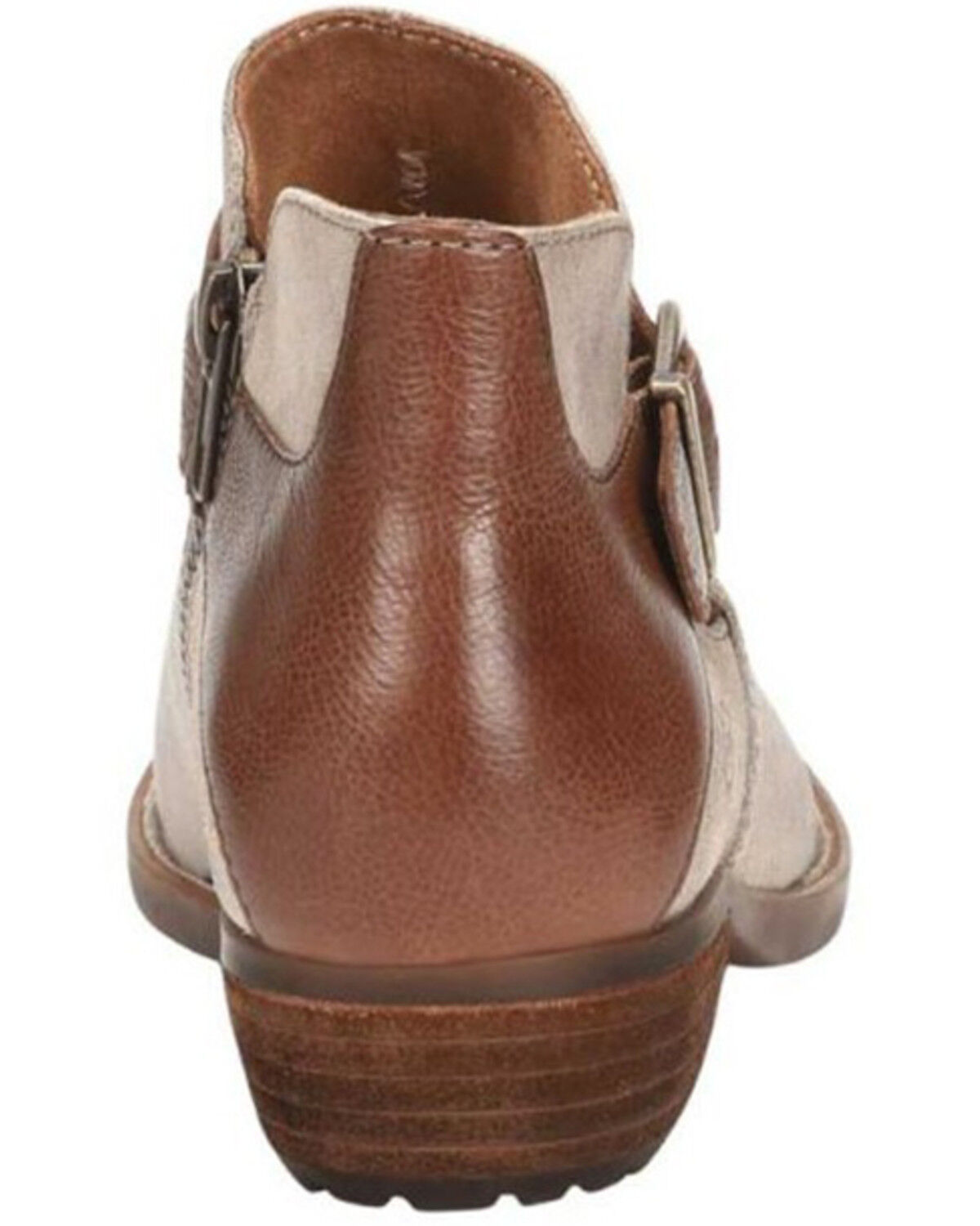 Image #4 - Born Women's Katie Short Bootie - Round Toe, Cream, hi-res