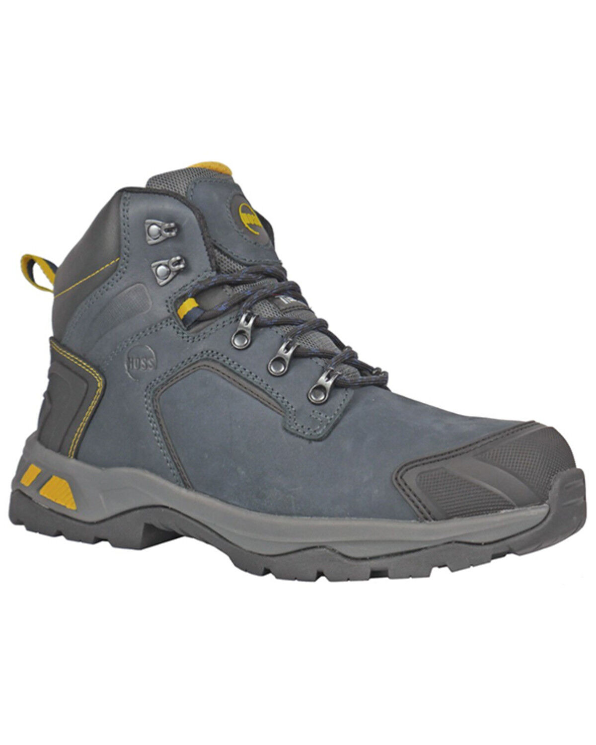 Image #1 - Hoss Men's Chiller Lace-Up Waterproof Work Boots - Composite Toe, Blue, hi-res