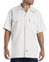 Image #1 - Dickies Men's Solid Short Sleeve Folded Work Shirt, White, hi-res