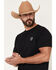 Image #3 - RANK 45&reg; Men's Rustic Flag Short Sleeve Graphic T-Shirt, Black, hi-res