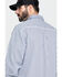Cinch Men's FR Lightweight Vertical Striped Long Sleeve Work Shirt , Navy, hi-res