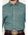 Image #3 - Roper Men's Amarillo Geo Print Long Sleeve Pearl Snap Western Shirt, Turquoise, hi-res