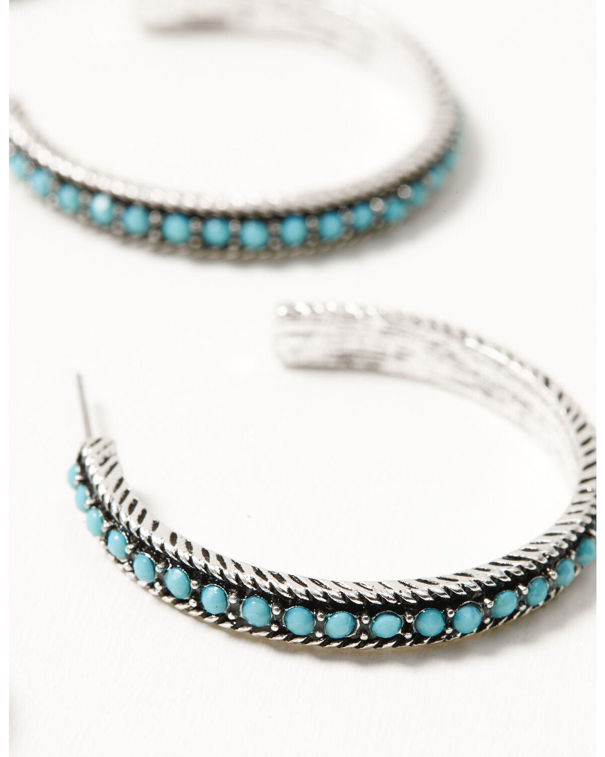 Image #3 - Shyanne Women's Hoop Earring Set - 3 Piece, Silver, hi-res