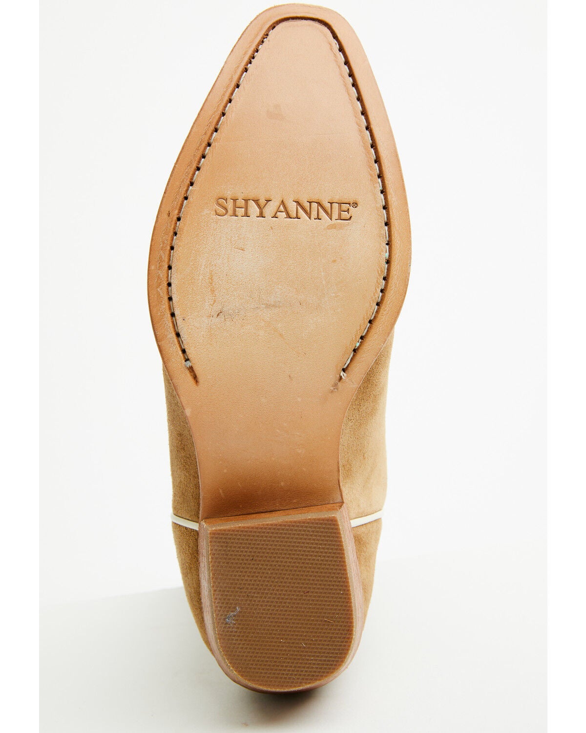 Image #7 - Shyanne Women's Tansy Suede Western Booties - Snip Toe, Brown, hi-res