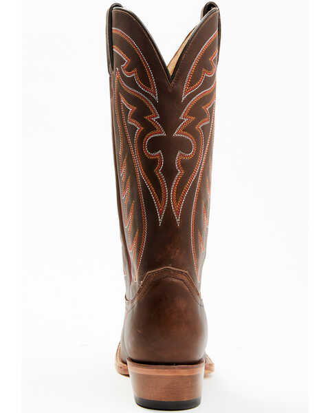 Image #5 - Justin Men's Brindle Western Boots - Square Toe , Brown, hi-res