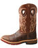 Image #3 - Twisted X Men's Brown Western Work Boots - Soft Toe, Brown, hi-res
