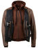 Image #3 - Milwaukee Leather Men's Scoundrel Vintage Crazy Horse Leather Jacket, Brown, hi-res
