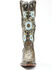 Dan Post Women's Flower Embroidery Western Boots - Snip Toe, Brown, hi-res