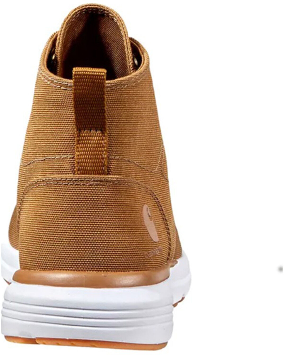 Image #5 - Carhartt Women's Haslett Canvas Chukka Moc Work Shoes - Soft Toe, Brown, hi-res