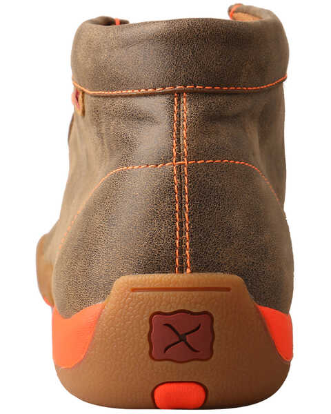 Image #4 - Twisted X Men's Work Chukka Driving Shoes - Steel Toe, Brown, hi-res