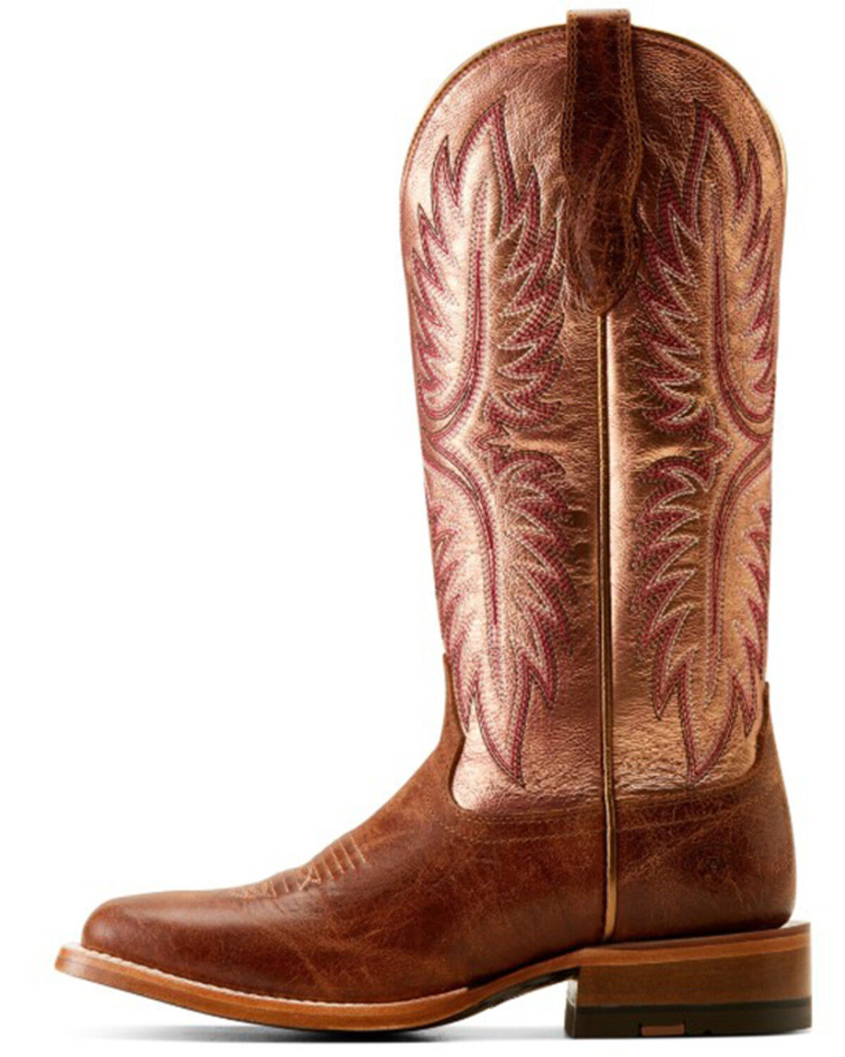 Image #2 - Ariat Women's Frontier Calamity Jane Western Boots - Broad Square Toe, Brown, hi-res
