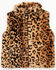 Image #1 - Urban Republic Toddler Girls' Jaguar Print Faux Fur Vest, Multi, hi-res