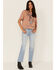 Image #2 - Cleo + Wolf Women's Beer Garden Graphic Boxy Crop Tee, Beige/khaki, hi-res