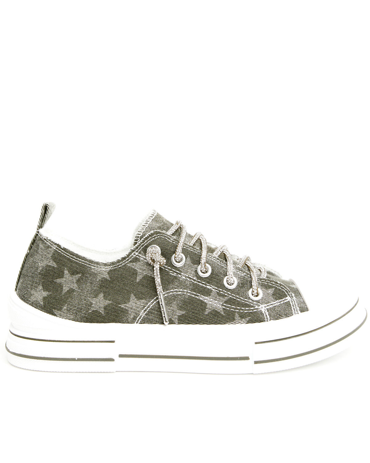Image #2 - Very G Women's Aman Casual Sneakers, Khaki, hi-res