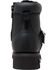 Image #11 - Ad Tec Women's 6" Lace Zipper Biker Boots - Soft Toe, Black, hi-res