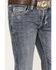 Image #4 - Rock & Roll Denim Men's Pistol Medium Vintage Wash Straight Leg Denim Jeans, Medium Wash, hi-res