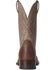 Ariat Men's Barrel Rawly Ultra Western Performance Boots - Broad Square Toe , Brown, hi-res
