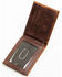 Image #2 - Cody James Men's Tooled Bifold Leather Wallet , Brown, hi-res