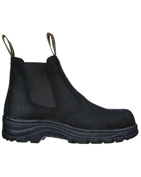 Image #2 - Skechers Women's Workshire Jannit Work Boots - Composite Toe, Black, hi-res