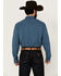 Image #4 - Kimes Ranch Men's Linville Solid Long Sleeve Button-Down Performance Western Shirt, Blue, hi-res
