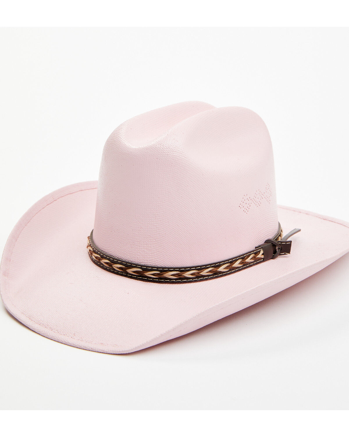 Image #1 - Shyanne Infant Girls' Little Charro Straw Cowboy Hat, Pink, hi-res