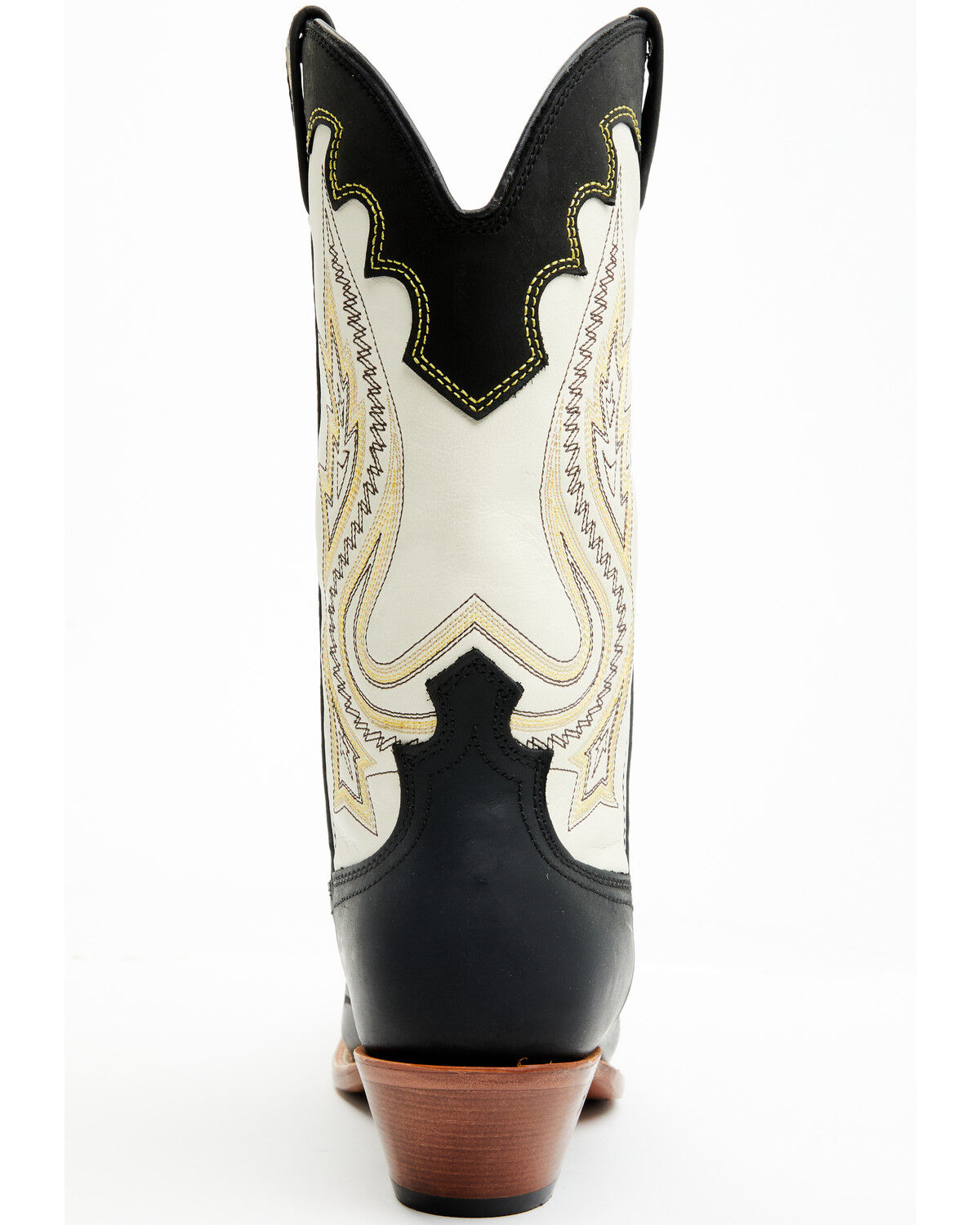 Image #5 - Twisted X Women's 12" Steppin' Out Western Boots - Snip Toe, Black/white, hi-res